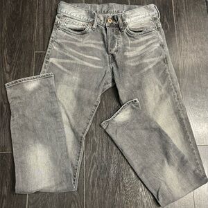 H&M & Denim gray slim low rise jeans